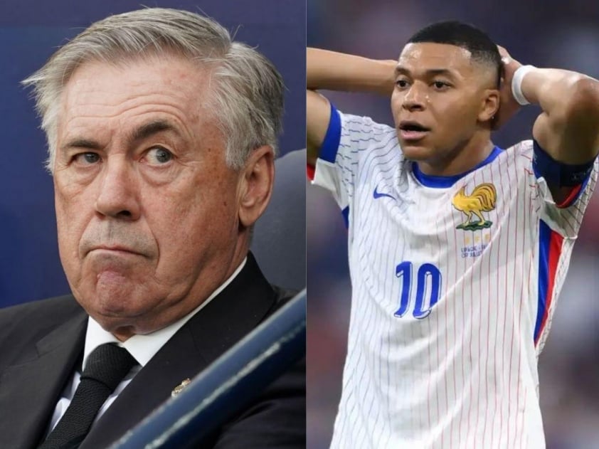 Mbappe bị HLV Ancelotti 'nắn gân' trước trận ra mắt Real Madrid 512295